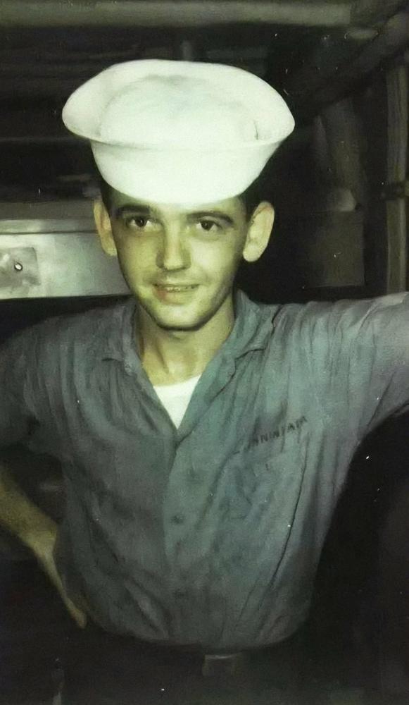 Young Jerry Cunningham during Navy service